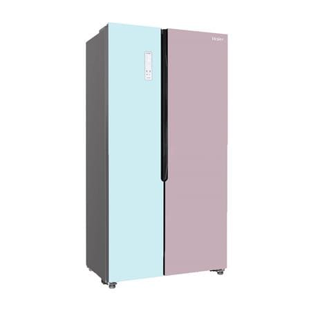ตู้เย็น SIDE BY SIDE HAIER RSB59CRFD1OL 18.5 คิว สีฟ้าชมพู_1