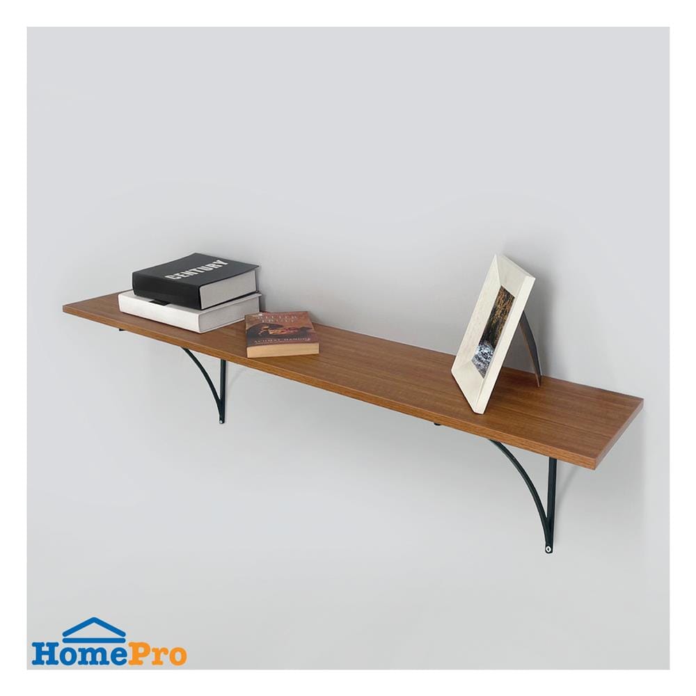 แผ่นชั้นไม้เมลามีน STACKO 120X24X1.6 ซม. ASIAN TEAK