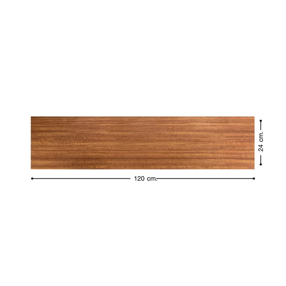 แผ่นชั้นไม้เมลามีน STACKO 120X24X1.6 ซม. ASIAN TEAK