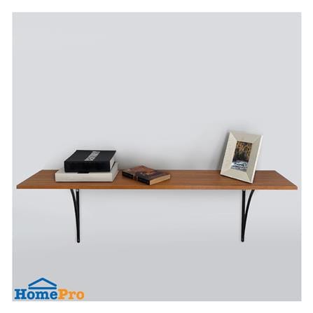 แผ่นชั้นไม้เมลามีน STACKO 120X24X1.6 ซม. ASIAN TEAK_4