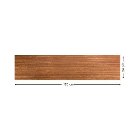 แผ่นชั้นไม้เมลามีน STACKO 120X24X1.6 ซม. ASIAN TEAK_6