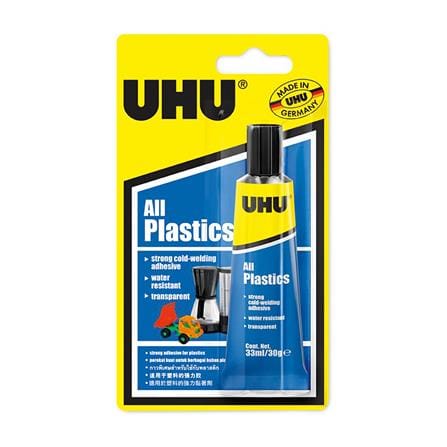 กาวติดพลาสติก UHU 33 มล. สีใส_0