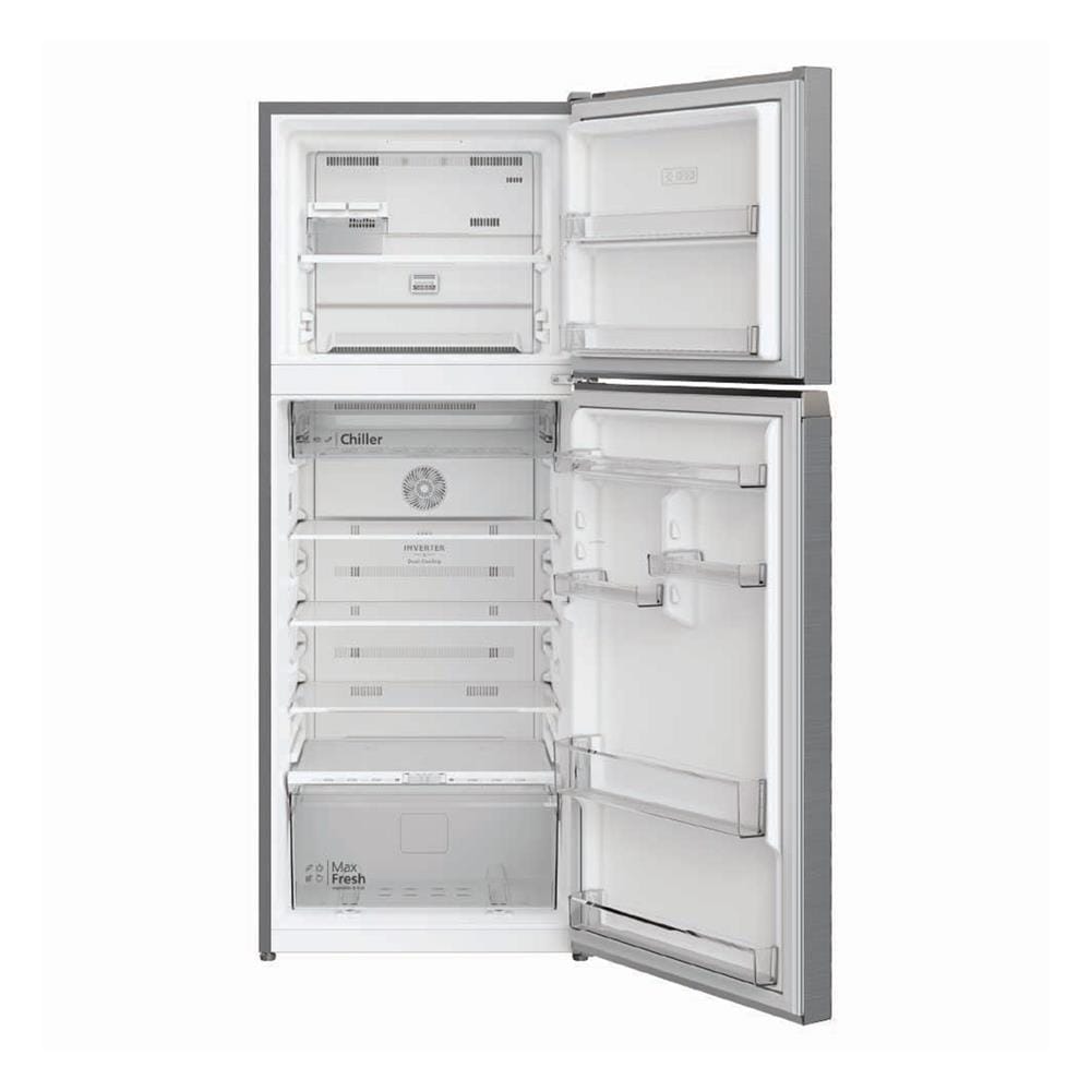 ตู้เย็น 2 ประตู HITACHI R-V409PTH1 13.2 คิว สีเงิน อินเวอร์เตอร์