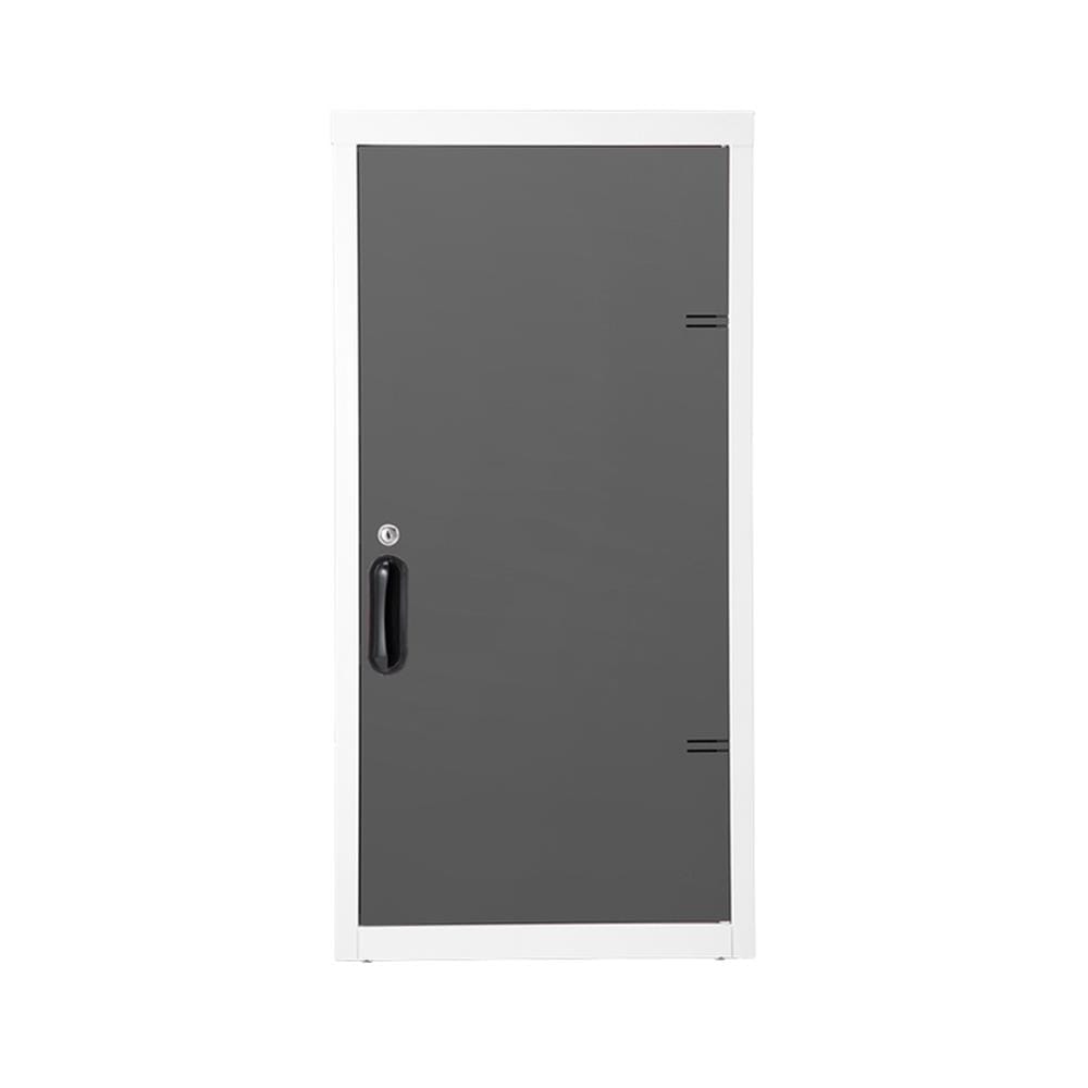 ตู้เหล็กบานเปิดทึบ KIOSK UDB-1 G1 สีขาว/เทา