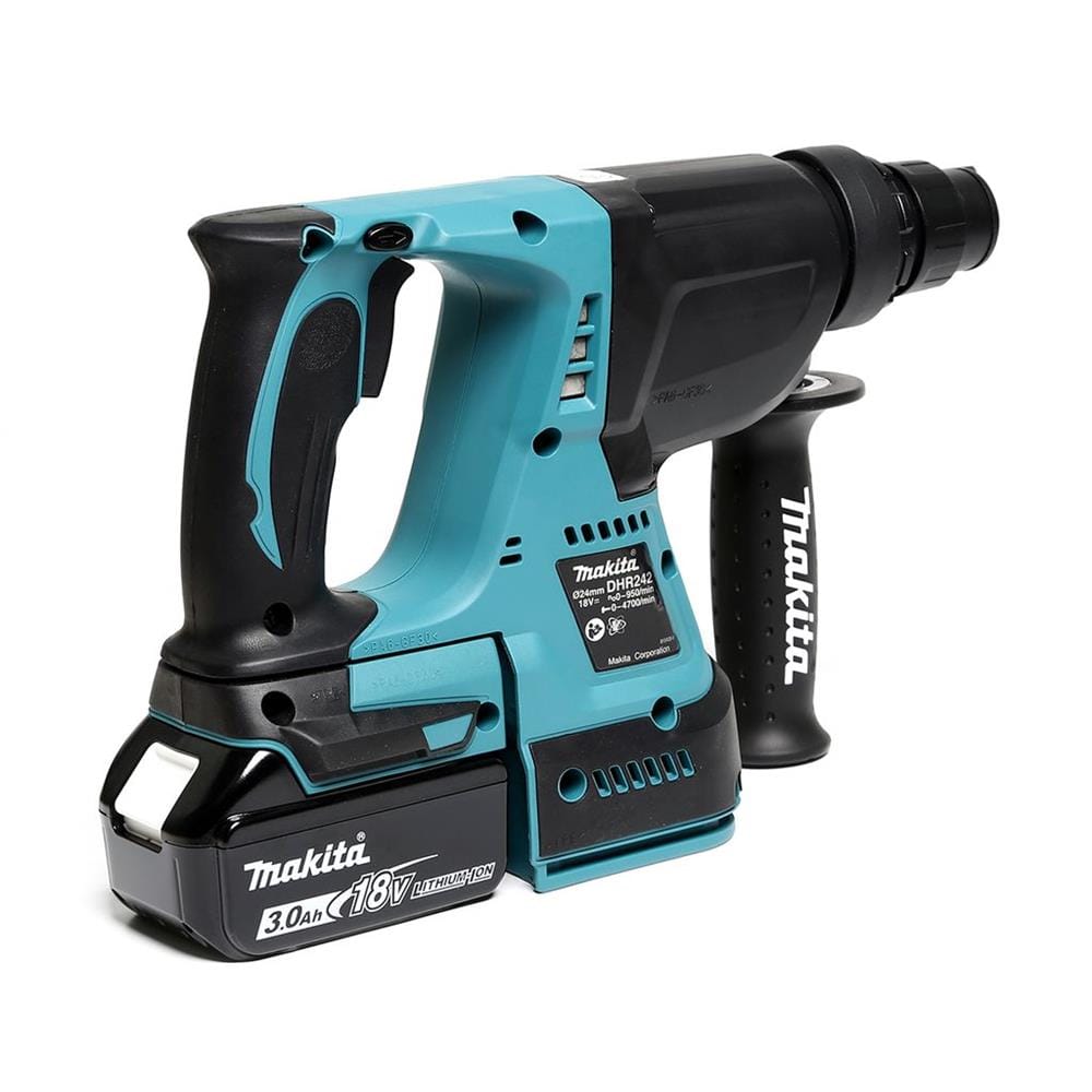 สว่านโรตารี่ไร้สาย (พร้อมแบตเตอรี่) MAKITA M011-DHR242RFE 24 มม. 18 โวลต์