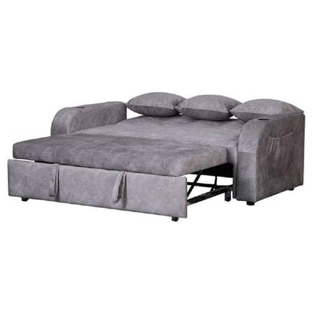 โซฟาเบด AS FURNITURE THANOS ผ้า สีเทา_2