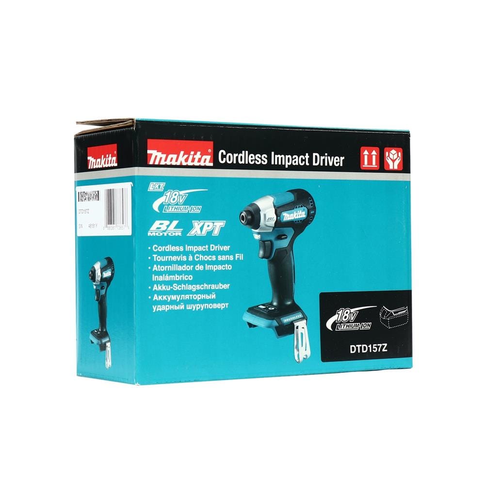 สว่านกระแทกไร้สาย (เฉพาะตัวเครื่อง) MAKITA DTD157Z 18 โวลต์