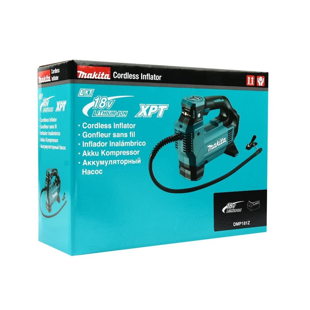 ปั๊มลมไร้สาย (ไม่รวมแบตเตอรี่) MAKITA DMP181Z 18 โวลต์ 1100KPA