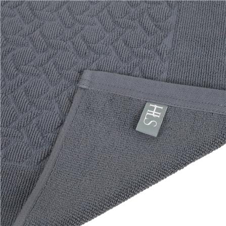 พรมขนหนู HOME LIVING STYLE BASKET 17X28 นิ้ว สีเทา_2