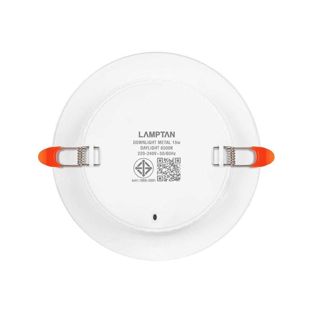ดาวน์ไลท์ LED LAMPTAN METAL 5.75 นิ้ว 15 วัตต์ DAYLIGHT สีขาว