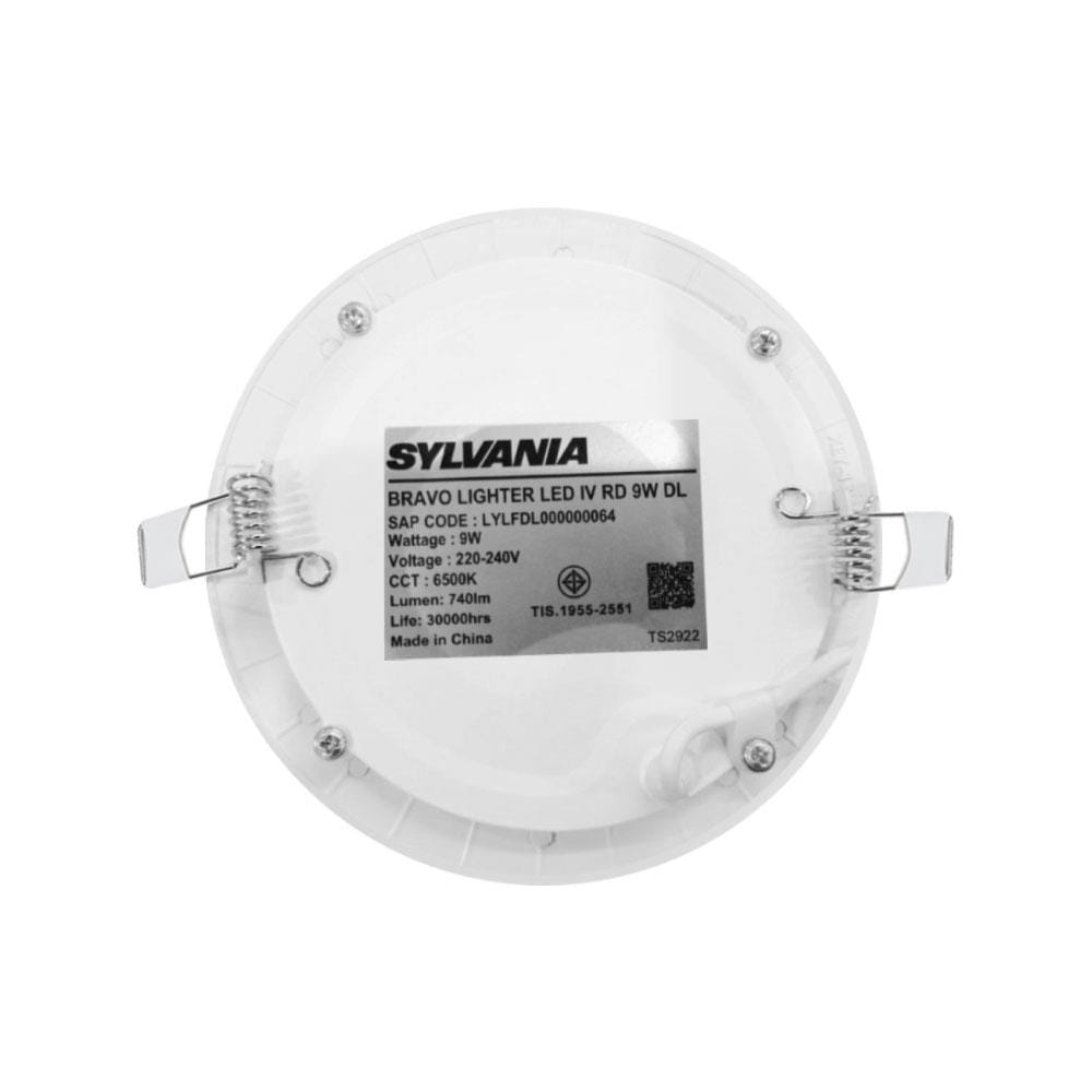 ดาวน์ไลท์ LED SYLVANIA BRAVO LIGHTER 5 นิ้ว 9 วัตต์ DAYLIGHT สีขาว