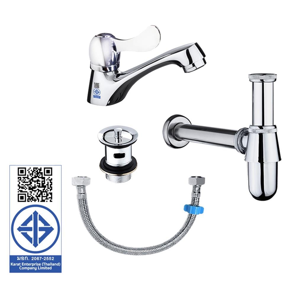 ชุดก๊อกอ่างล้างหน้า KARAT FAUCET KFA-008-100
