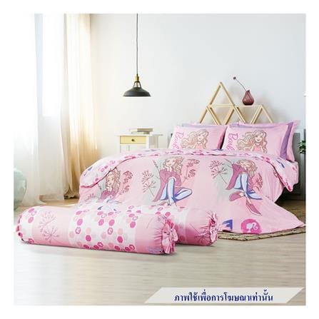 ชุดผ้าปูที่นอน 3.5 ฟุต 4 ชิ้น PREMIER SATIN BARBIE PM002_0