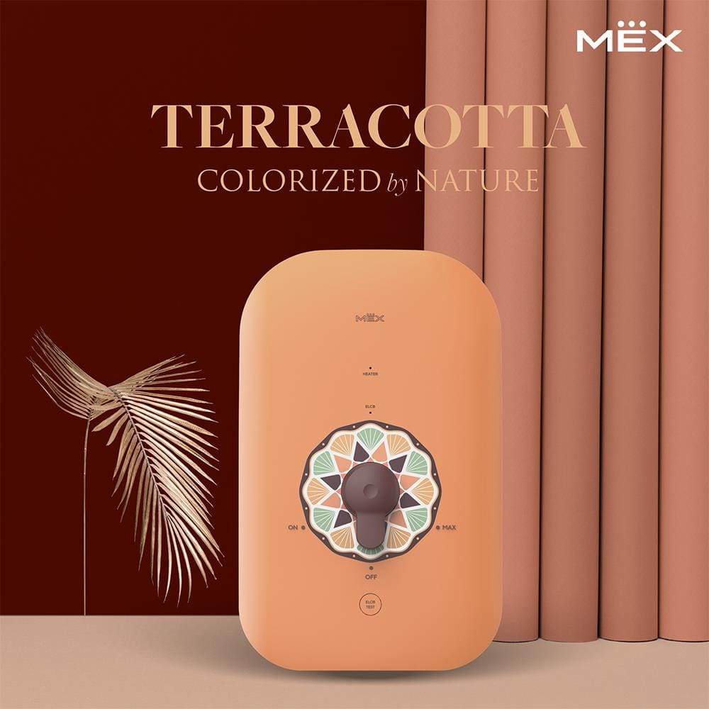 เครื่องทำน้ำอุ่น MEX COCO 350 (TC) 3500 วัตต์ สีน้ำตาล