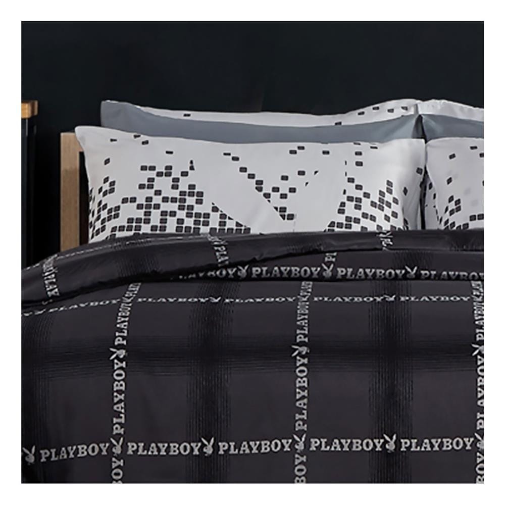 ชุดผ้าปูที่นอน 3.5 ฟุต 4 ชิ้น PREMIER SATIN PLAYBOY PM007