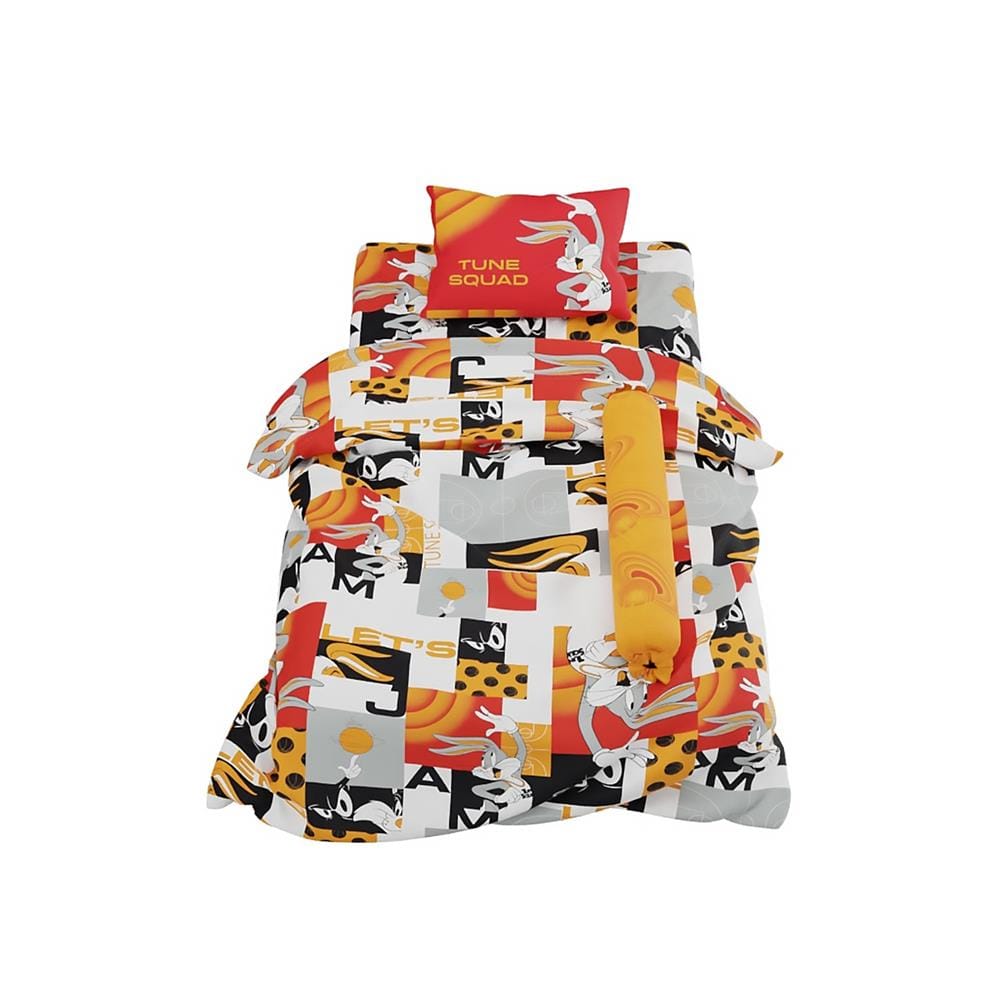 ชุดผ้าปูที่นอน 3.5 ฟุต 4 ชิ้น PREMIER SATIN LOONEY TUNES PM006