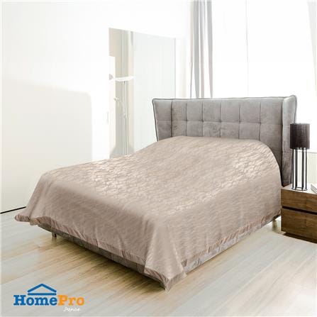 ผ้าคลุมเตียง 6 ฟุต HOME LIVING STYLE GASBIE สีครีม_5