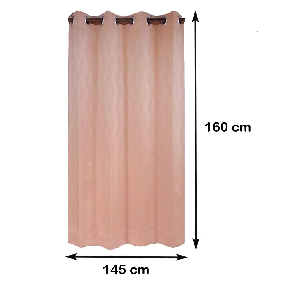 ม่าน EYELET HOME LIVING STYLE ZERMATT UV 145X160 ซม. สีส้ม