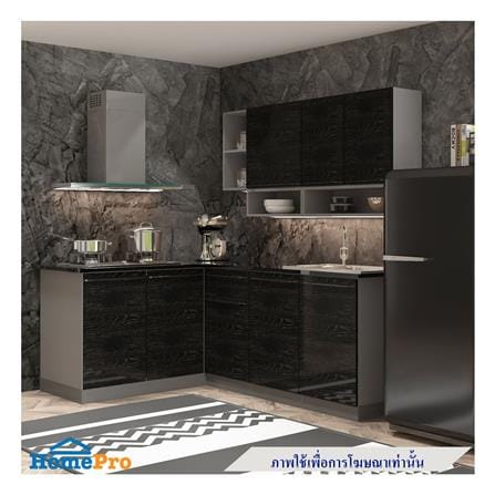 ตู้แขวนคู่ KITZCHO LUCIDA 80x60 ซม. สี DARK OAK_2