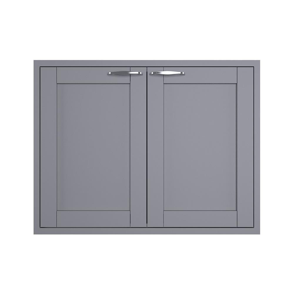 บานซิงค์คู่ KITZCHO ZOUL 86x66 ซม. สีเทา