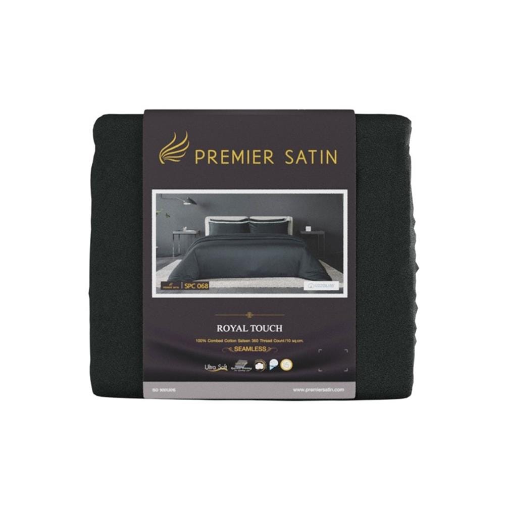ชุดผ้าปูที่นอน 3.5 ฟุต 2 ชิ้น PREMIER SATIN ROYAL TOUCH SOLID SPC068