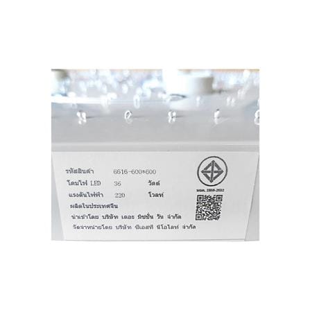 ไฟถาด LED NEOLIGHT 6616-600 36 วัตต์ DAYLIGHT สีขาว/ดำ 1 หัว_3