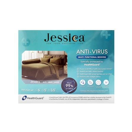 ชุดผ้าปูที่นอน 6 ฟุต 5 ชิ้น JESSICA ANTI-VIRUS 21066-JA002_3