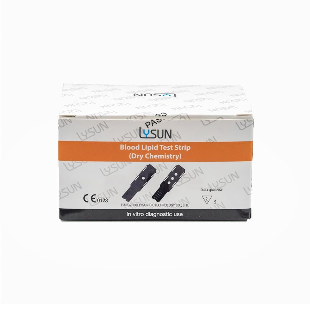 แผ่นตรวจวัดระดับไขมันในเลือดLYSUN LPS-101_2