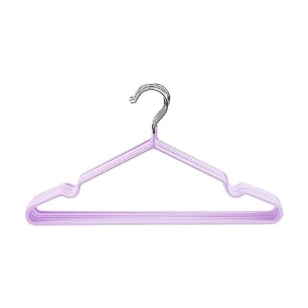 ไม้แขวนเสื้อ HANSEN แพ็ก 10 ชิ้น สีม่วง_0