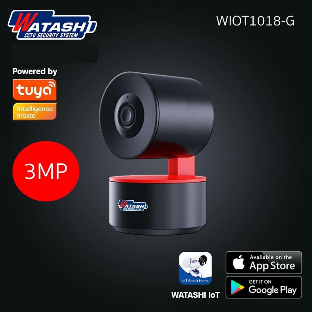 กล้องวงจรปิดอัจฉริยะ WATASHI WIOT1018G 3 ล้านพิกเซล
