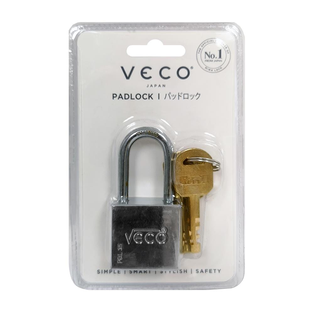 กุญแจลูกปืน VECO PDL35 35 มม. สีสเตนเลส