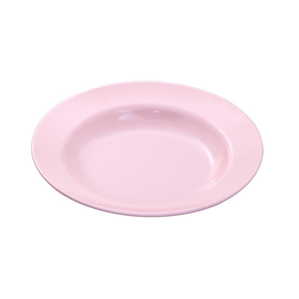จานเมลามีนลึก 8 นิ้ว BEST BUY CLASSIC สีชมพู