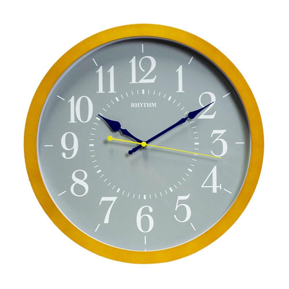 นาฬิกาแขวน RHYTHM CMG139NR07 13 นิ้ว สีน้ำตาล