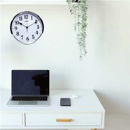 นาฬิกาแขวน RHYTHM CMG608NR19 10 นิ้ว สีขาว_4