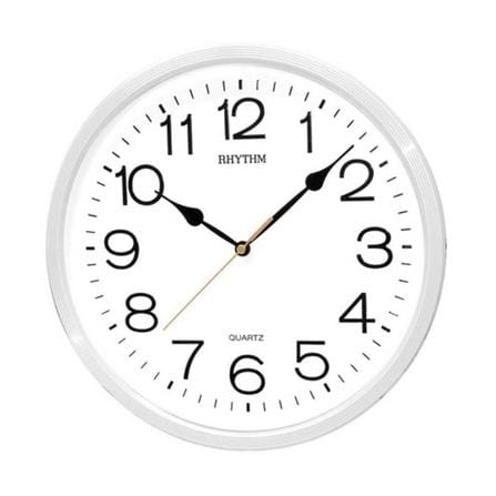 นาฬิกาแขวน RHYTHM CMG734NR03 12 นิ้ว สีขาว