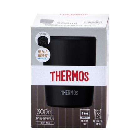 ถ้วยน้ำสุญญากาศพร้อมฝา THERMOS JDP-300 0.3 ลิตร สีดำ_4