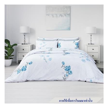 ชุดผ้าปูที่นอน 6 ฟุต 6 ชิ้น PREMIER SATIN ROYAL TOUCH PRINT PC127_0