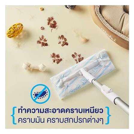 ผ้าถูพื้นแบบเปียก SCOTT 30 แผ่น_2