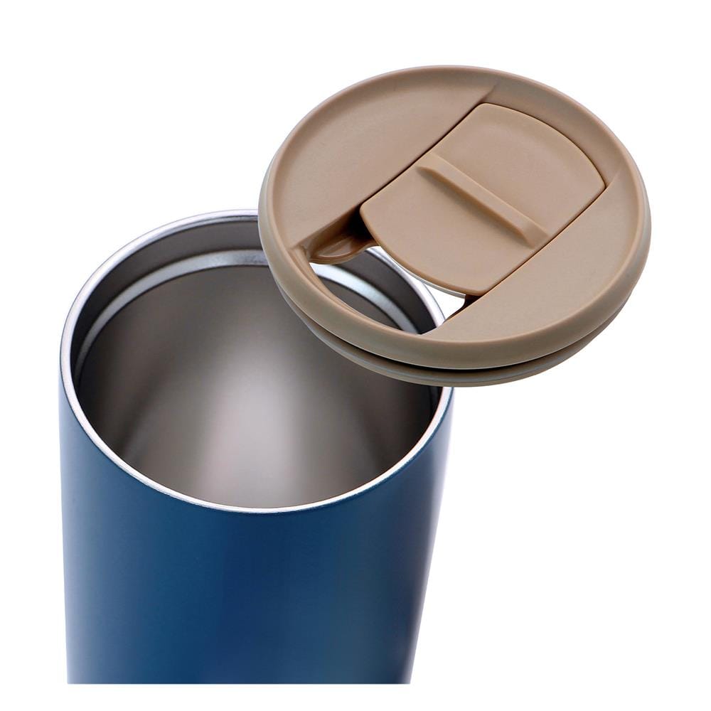 ถ้วยน้ำสุญญากาศพร้อมฝา THERMOS JDP-400 0.4 ลิตร สีน้ำเงิน