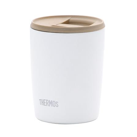 ถ้วยน้ำสุญญากาศพร้อมฝา THERMOS JDP-300 0.3 ลิตร สีขาว_1