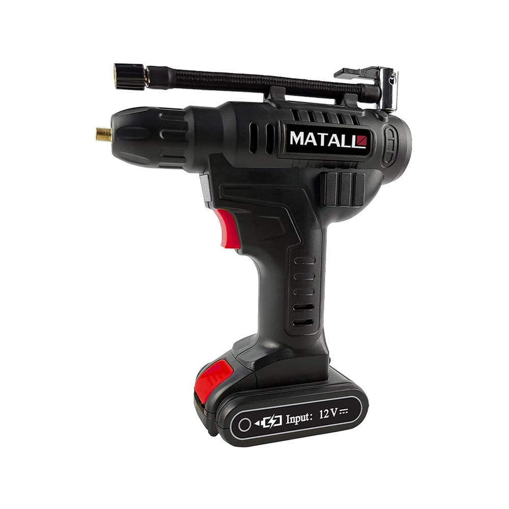 เครื่องสูบลมไฟฟ้าไร้สาย (แบตในตัว) MATALL 12 โวลต์ 120 วัตต์_0