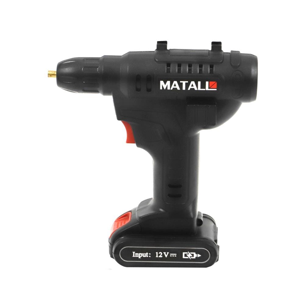เครื่องสูบลมไฟฟ้าไร้สาย (แบตในตัว) MATALL 12 โวลต์ 120 วัตต์