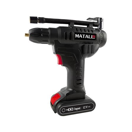 เครื่องสูบลมไฟฟ้าไร้สาย (แบตในตัว) MATALL 12 โวลต์ 120 วัตต์_1