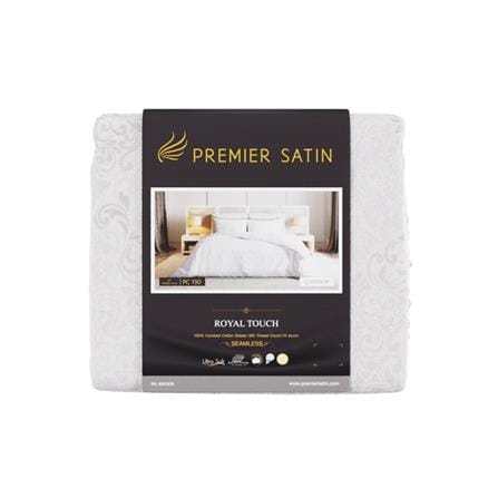 ผ้าปูที่นอน 6 ฟุต 3 ชิ้น PREMIER SATIN ROYAL TOUCH PRINT PC130_4