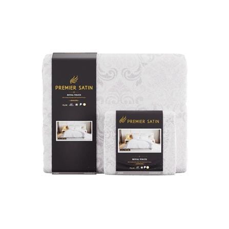 ชุดผ้าปูที่นอน 6 ฟุต 6 ชิ้น PREMIER SATIN ROYAL TOUCH PRINT PC130_4