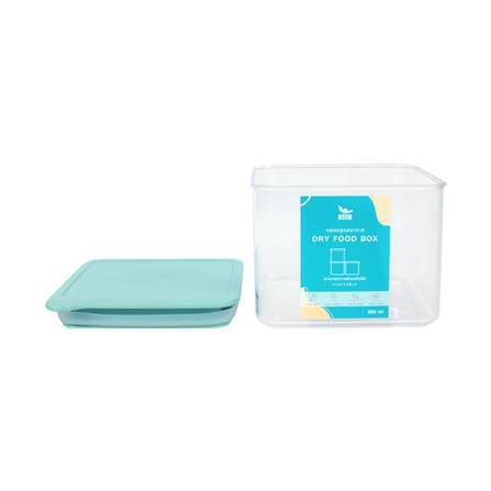 ขวดโหลเหลี่ยมฝาดึง KECH PASTEL 8133 0.86 ลิตร สีเขียว_3