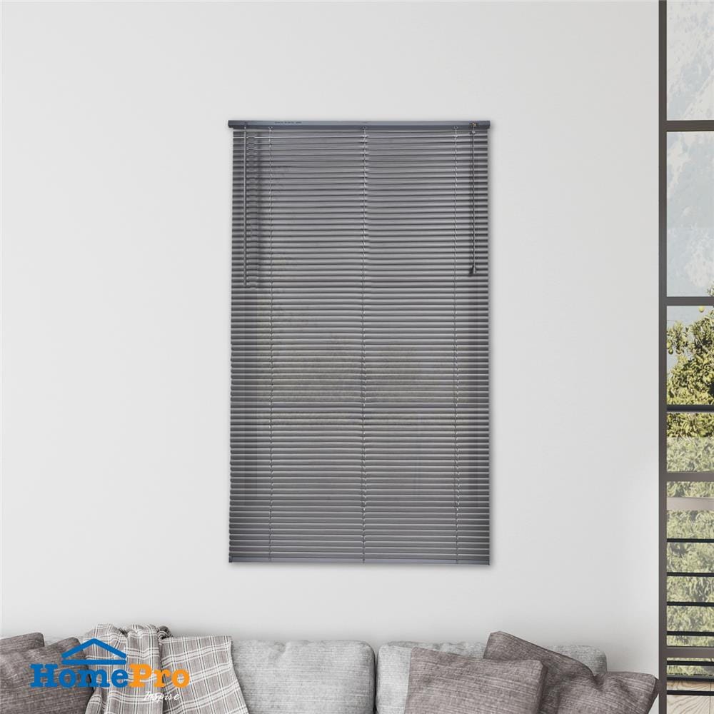 มู่ลี่ไวนิล HOME LIVING STYLE WOOD 90X160 ซม. สีเทา