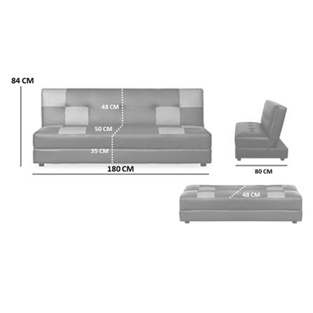โซฟาเบด AS FURNITURE NARNIA LBW PD สีน้ำตาลอ่อน_7