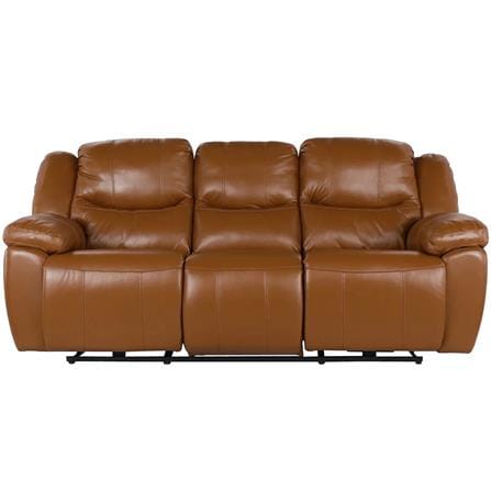 RECLINER 3 ที่นั่ง SB FURNITURE MIKA สีน้ำตาล_0