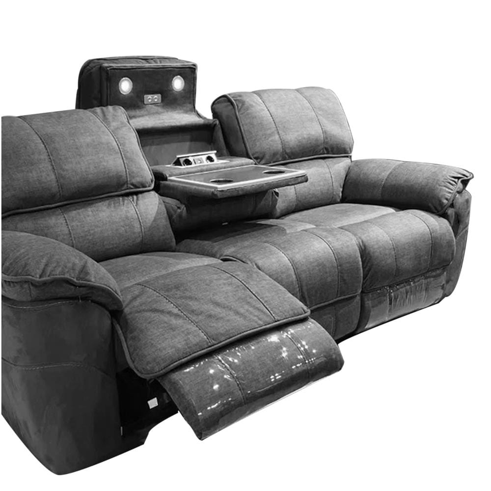 RECLINER 3 ที่นั่ง SB FURNITURE MARAGE สีเทา